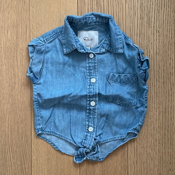 Rails Toddler Girl Soft Button Down Sz 2/3! - Picture 1 of 4